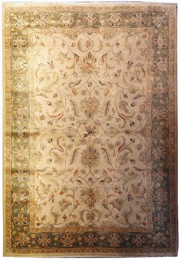 Jaipour Rug 6.6 x 9.6 Beige Olive Green Elegant Design: Jaipour Rug 6.6 x 9.6 Beige Olive Green Elegant Design Free continental US Shipping Enhance your living space with this exquisite 6.6 x 9.6 quality Jaipur rug, featuring a sophisticated blend of beige