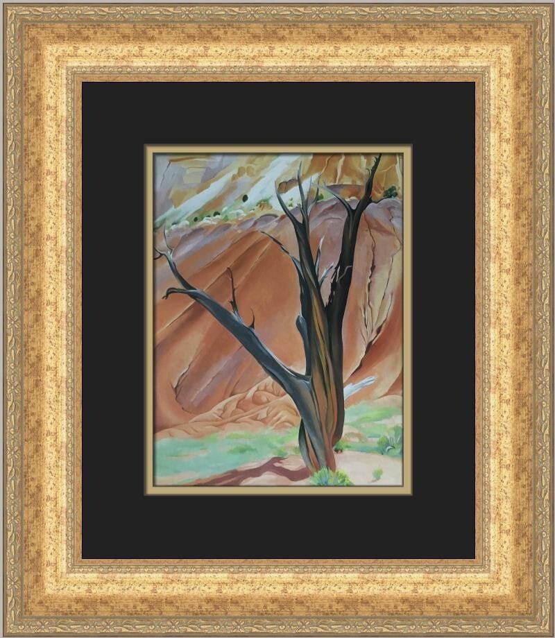 Georgia O'Keeffe Gerard's Tree Custom Framed Print 1988 Modernism Art (1 of 2)
