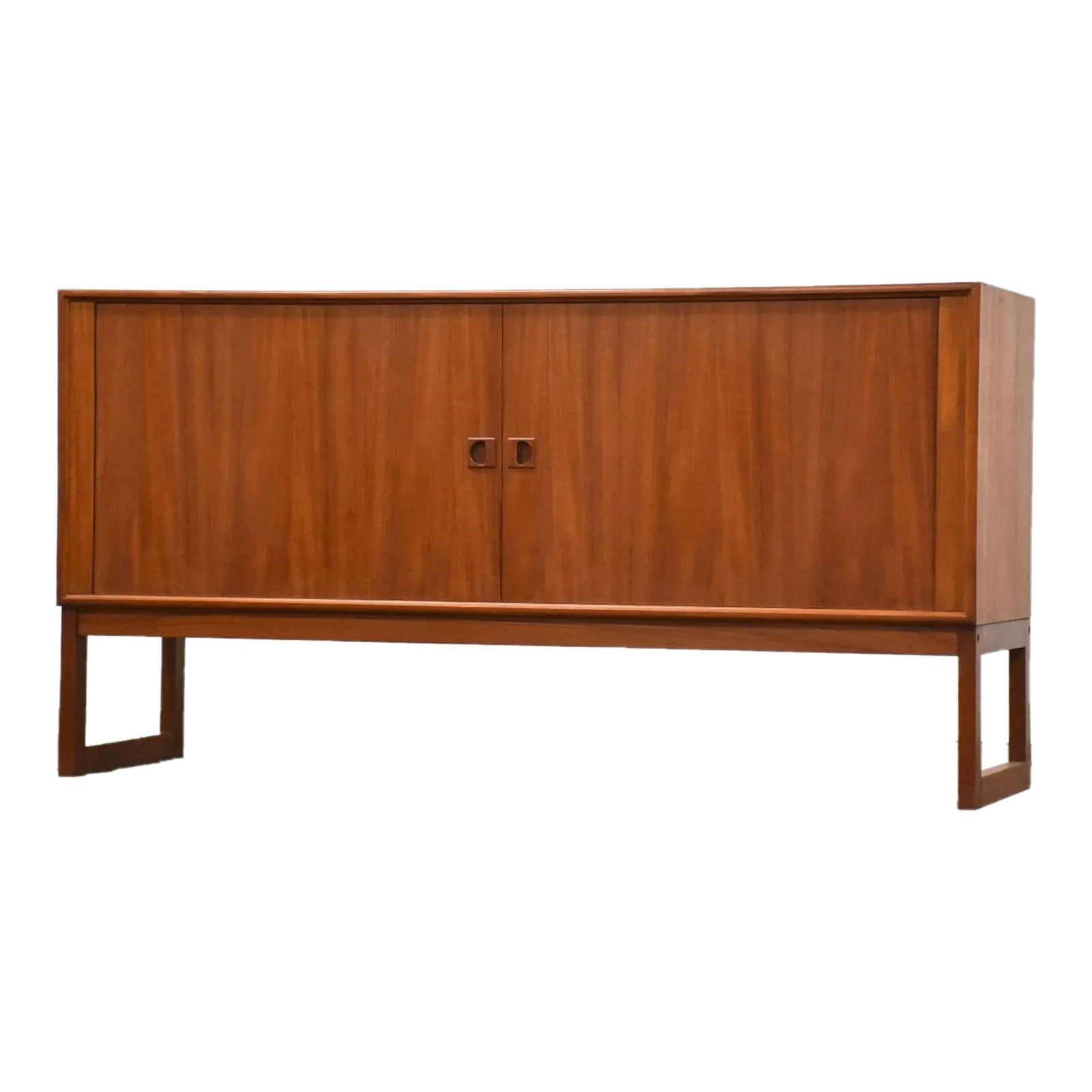 1960s ACO Mobler Teak Sideboard Credenza with Tambour Doors (1 of 9)