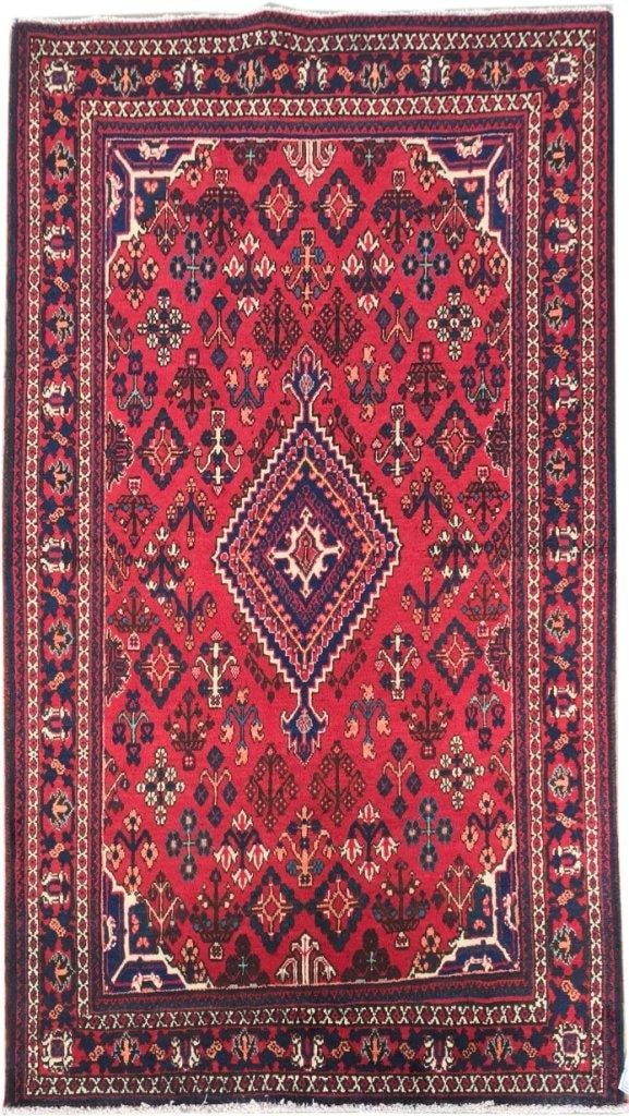 Handmade 4.5 x 6.11 Dark Salmon Persian Josheghan Rug from Iran: Handmade 4.5 x 6.11 Dark Salmon Persian Josheghan Rug from Iran Free continental US Shipping Transform your space with this exquisite 4.5 x 6.11 Dark Salmon Persian Josheghan Rug, a true masterpiece o