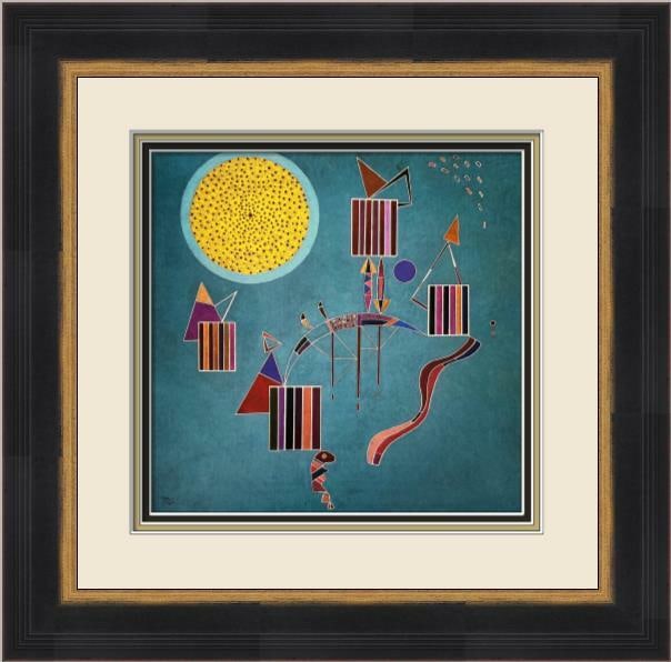 Wassily Kandinsky An Intimate Celebration Custom Framed Abstract Print (1 of 2)