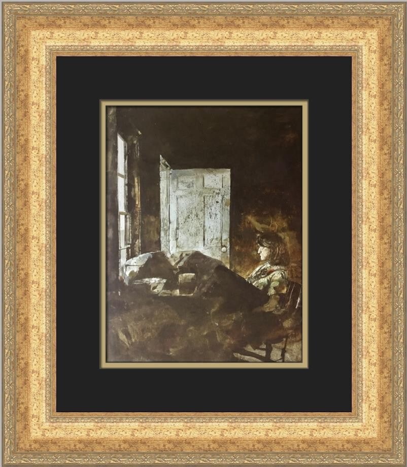 Andrew Wyeth Kitchen Table Custom Framed Print 20 x 17 Realism Art (1 of 2)