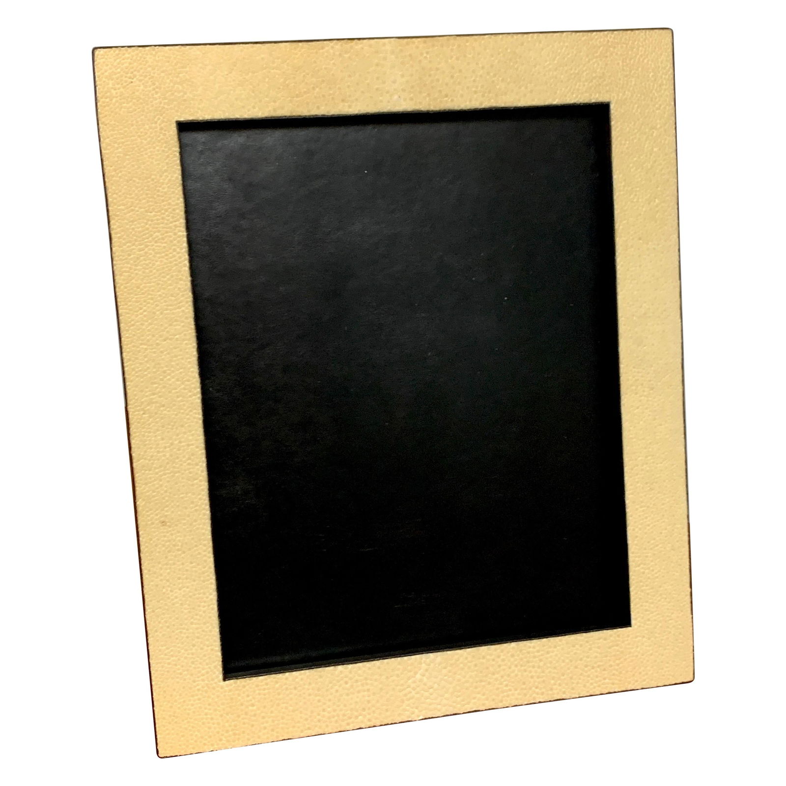 French Modern Shagreen Calfskin Leather Frame for 8x10 Photo (1 of 9)