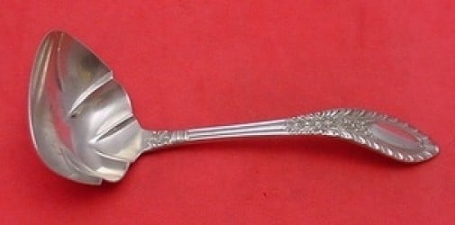 Manchester Gadroonette Sterling Silver Gravy Ladle 6 Inch (1 of 2)
