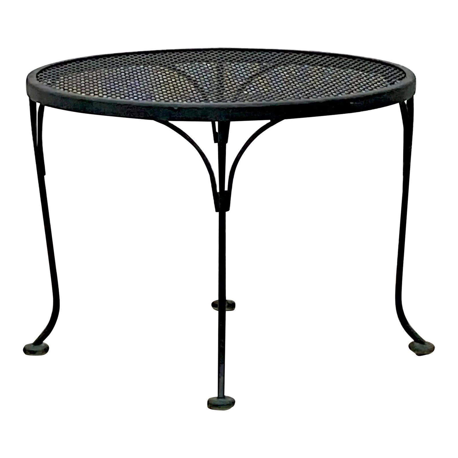Vintage Wrought Iron Side Table Inspired by Russell Woodard (1 of 8)