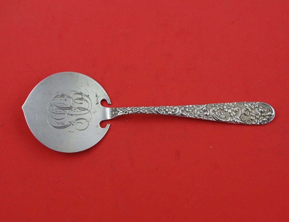 Jenkins & Jenkins Sterling Silver Repousse Buckwheat Server 7 1/8" (1 of 2)