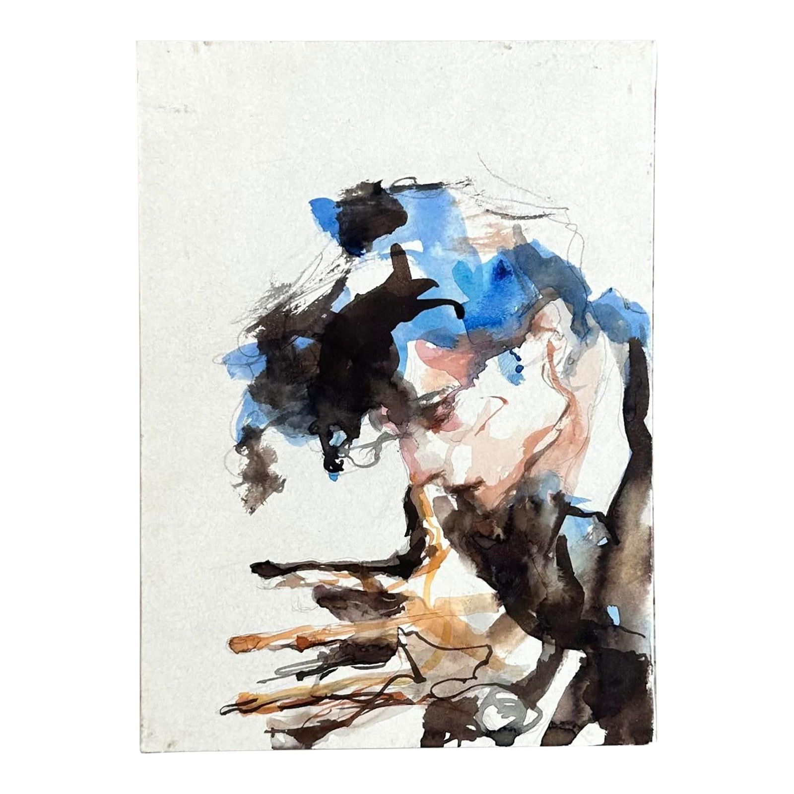 Vintage Boho Watercolor Art on Sturdy Box Frame (1 of 8)