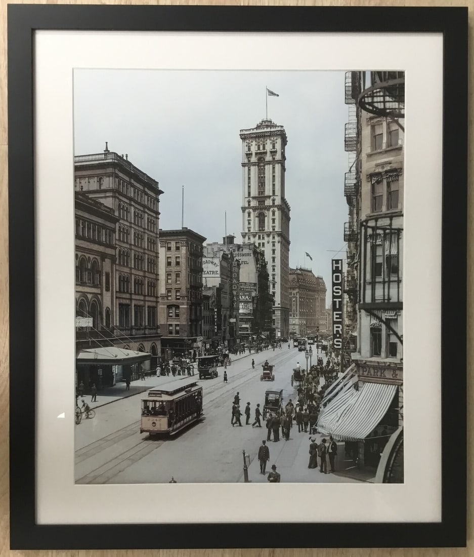 One Times Square Custom Framed Reproduction Photograph 26 x 22 (1 of 2)