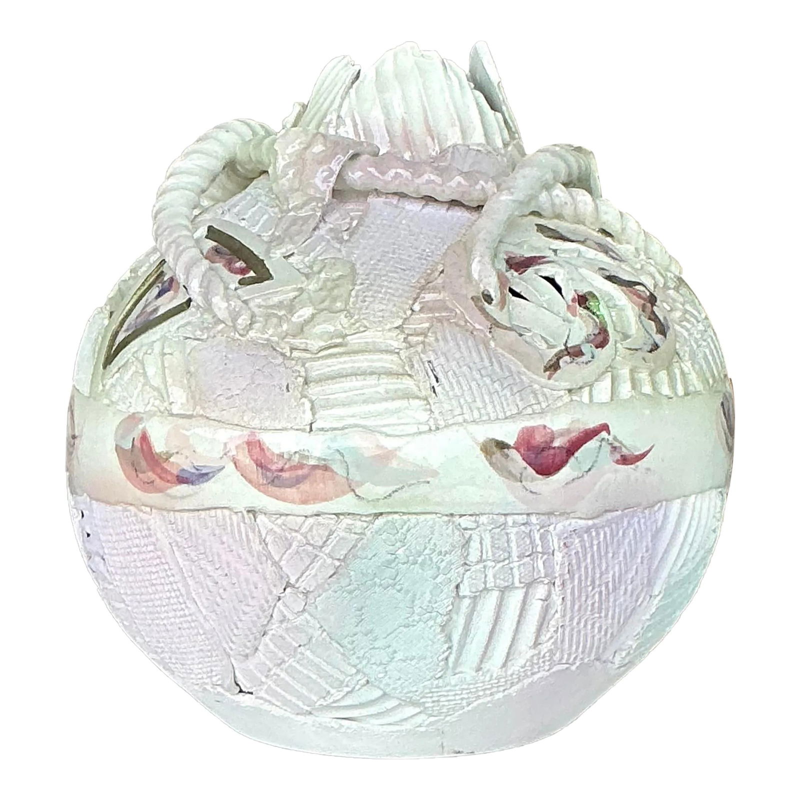 Vintage Boho Artisan Pottery Vessel Alabaster 6.75x7: Vintage Boho Artisan Pottery Vessel Alabaster 6.75x7 Discover the charm of this vintage boho studio pottery vessel, a true artisan piece that showcases exceptional craftsmanship. With its earthy color