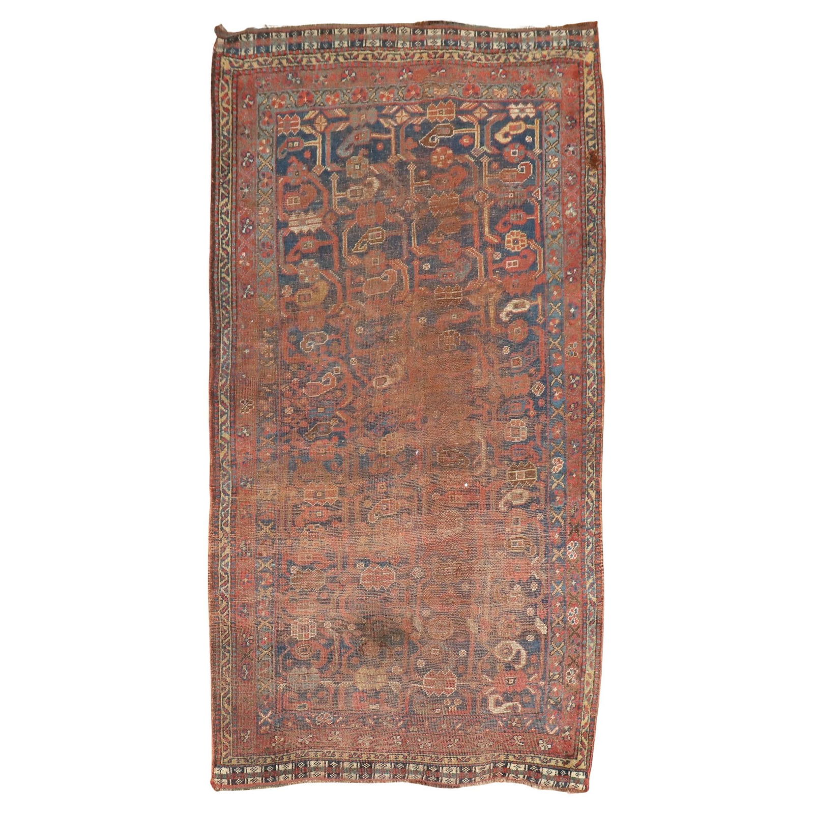 Zabihi Collection Hand-Knotted Persian Malayer Rug 51x88 Late 19th Century (1 of 12)