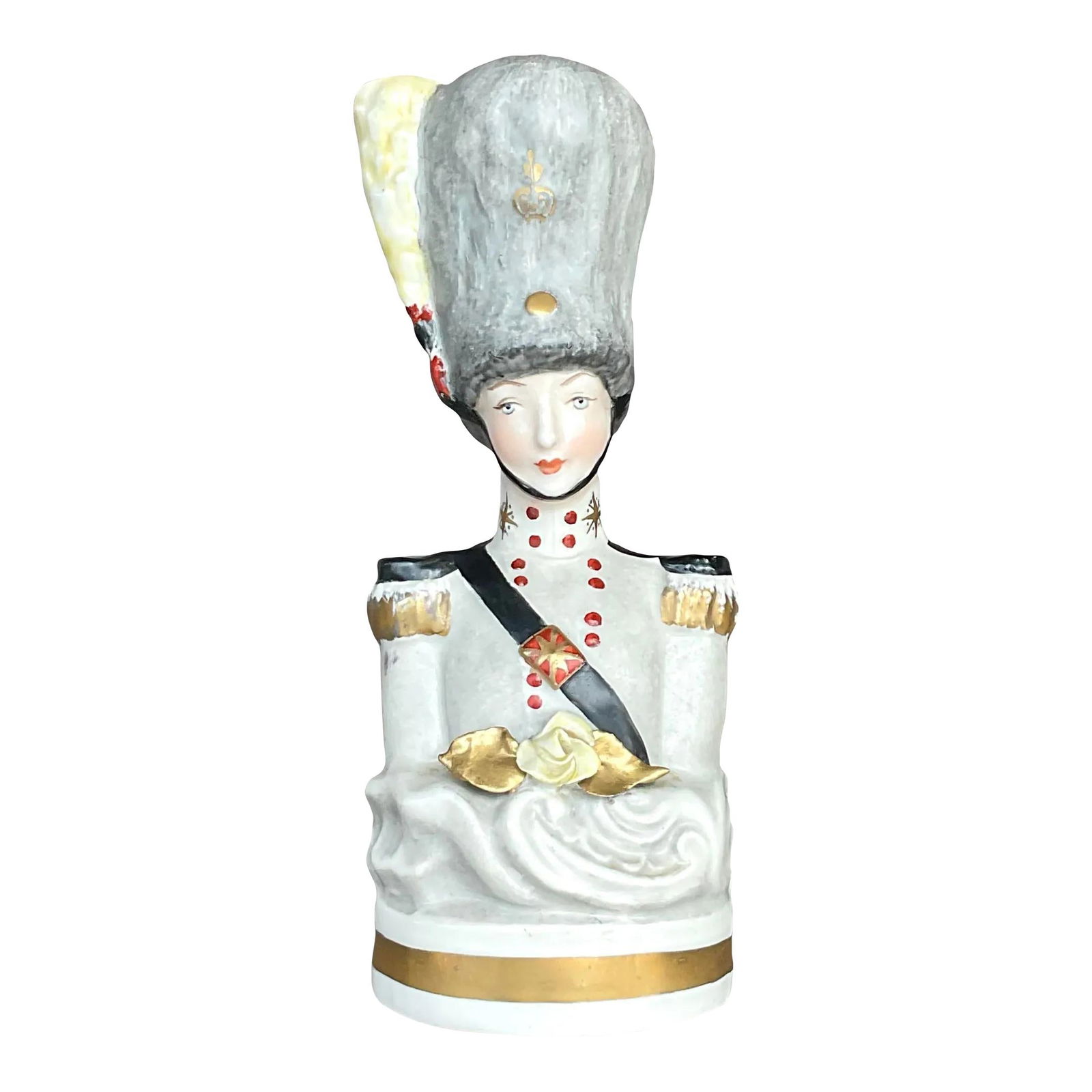 Vintage Boho Hand Painted Porcelain Soldier Figurine (1 of 10)