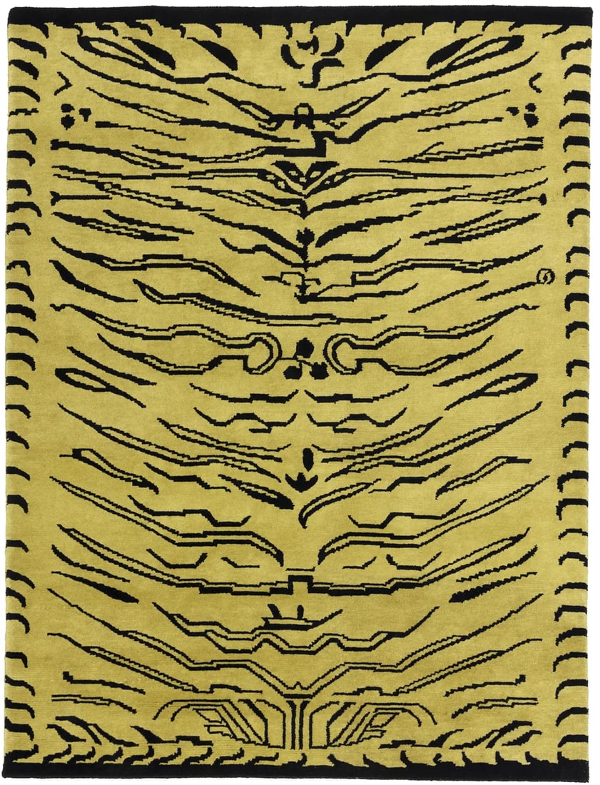 Handmade Nepali Wool Tribal Rug 5'2 x 7'9 Modern Style (1 of 17)