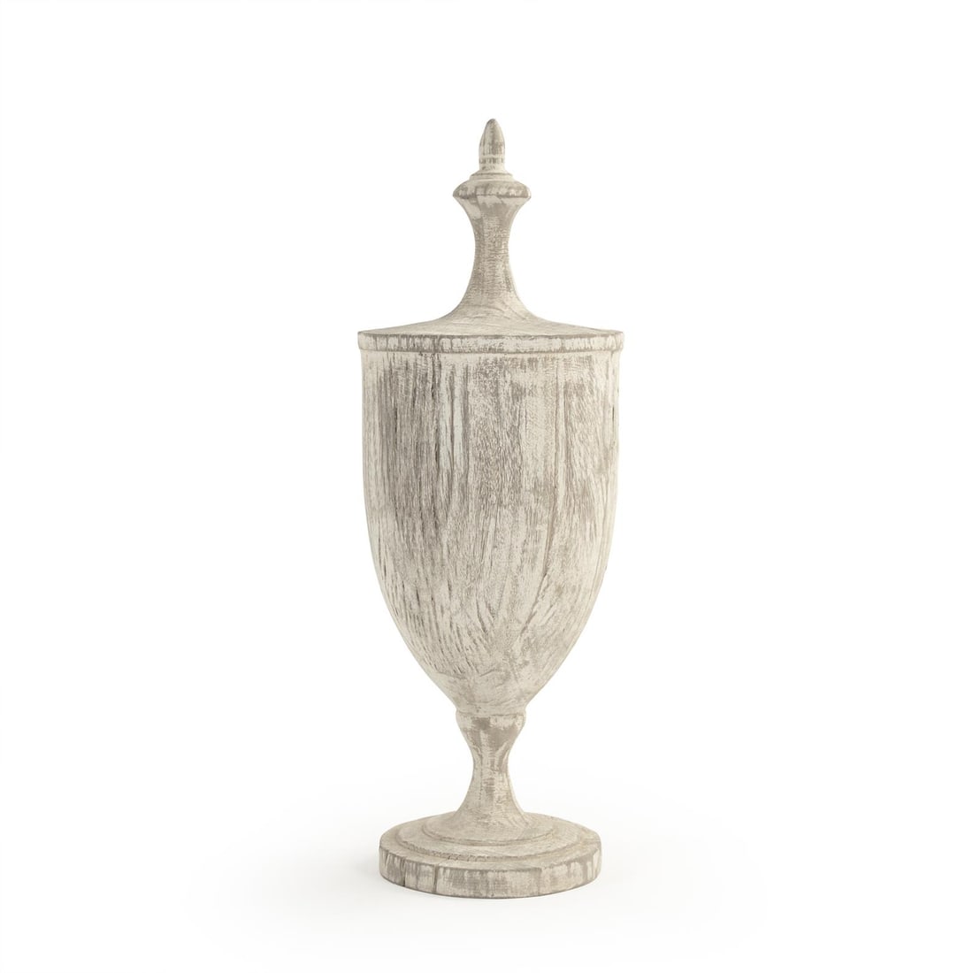 Zentique Charcoal Wood Urn Finial 25.75 Inch English Traditional (1 of 3)