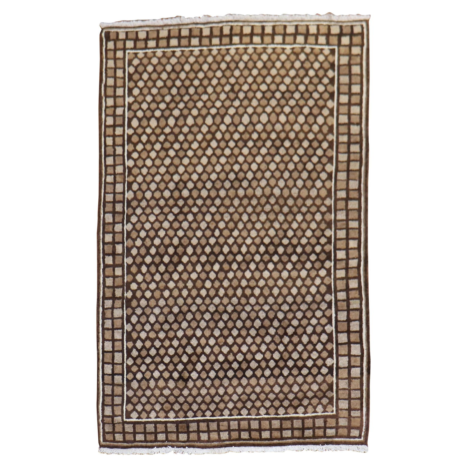 Zabihi Collection Persian Deco Rug Hand-Woven Wool 49 x 75 in (1 of 7)