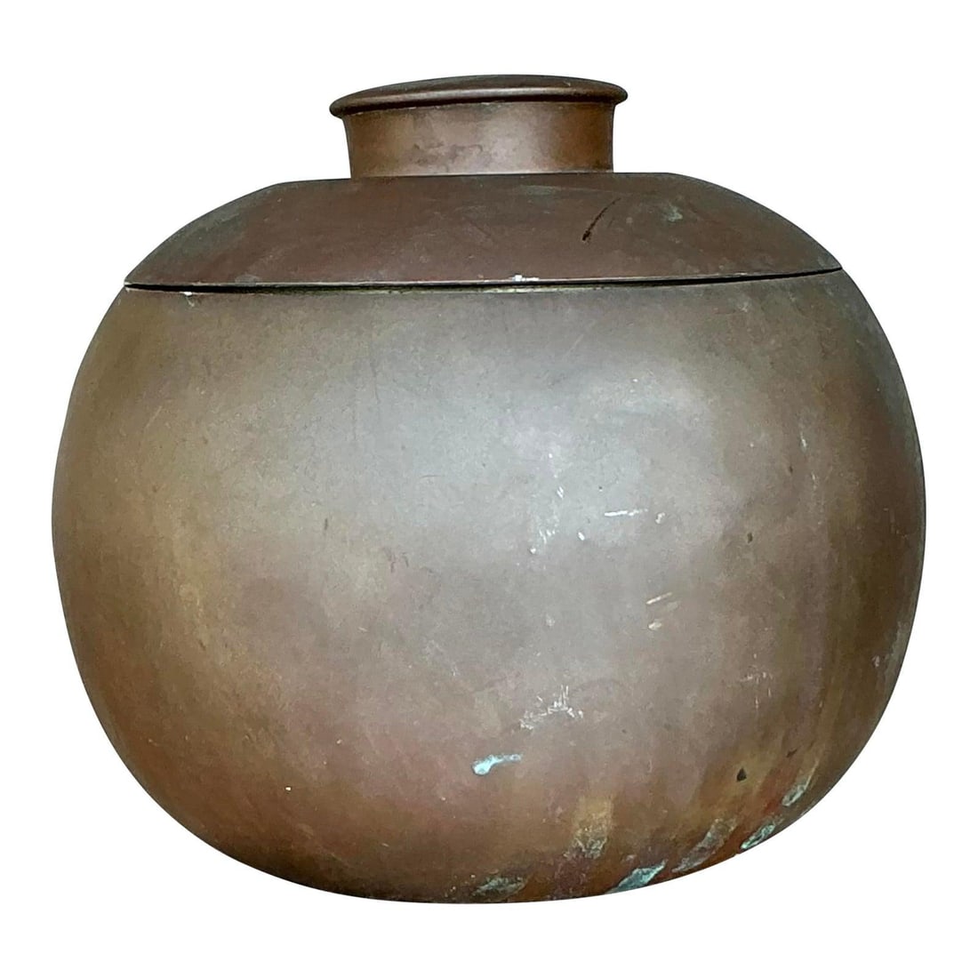 Art Deco Vintage Copper Rumidor Humidor Decorative Storage Jar (1 of 4)