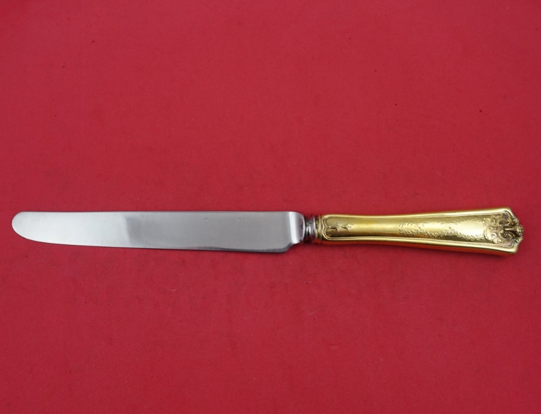 Tiffany & Co Winthrop Vermeil Sterling Silver Knife 9 1/4" (1 of 3)