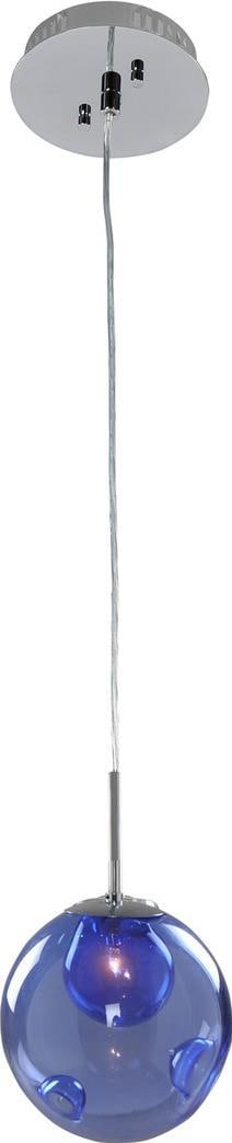 Kalco Modern Meteor Mini Pendant Sapphire Amber 1-Light (1 of 1)