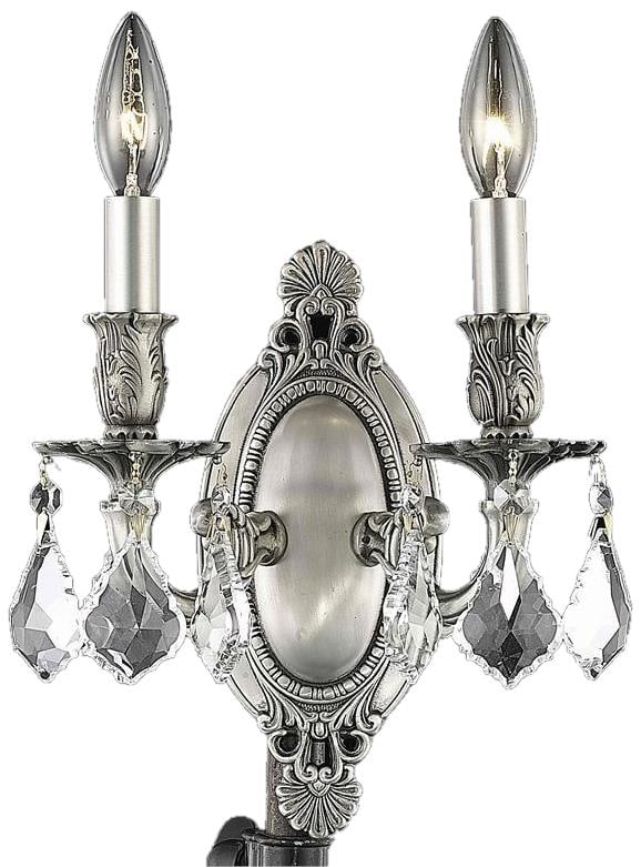Elegant Rosalia Austrian Empire Style Wall Sconce with Golden Teak Smoky Crystal (1 of 2)