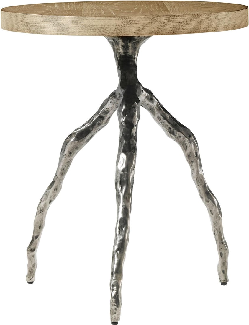 Theodore Alexander Catalina Dune Circular Accent Table (1 of 4)