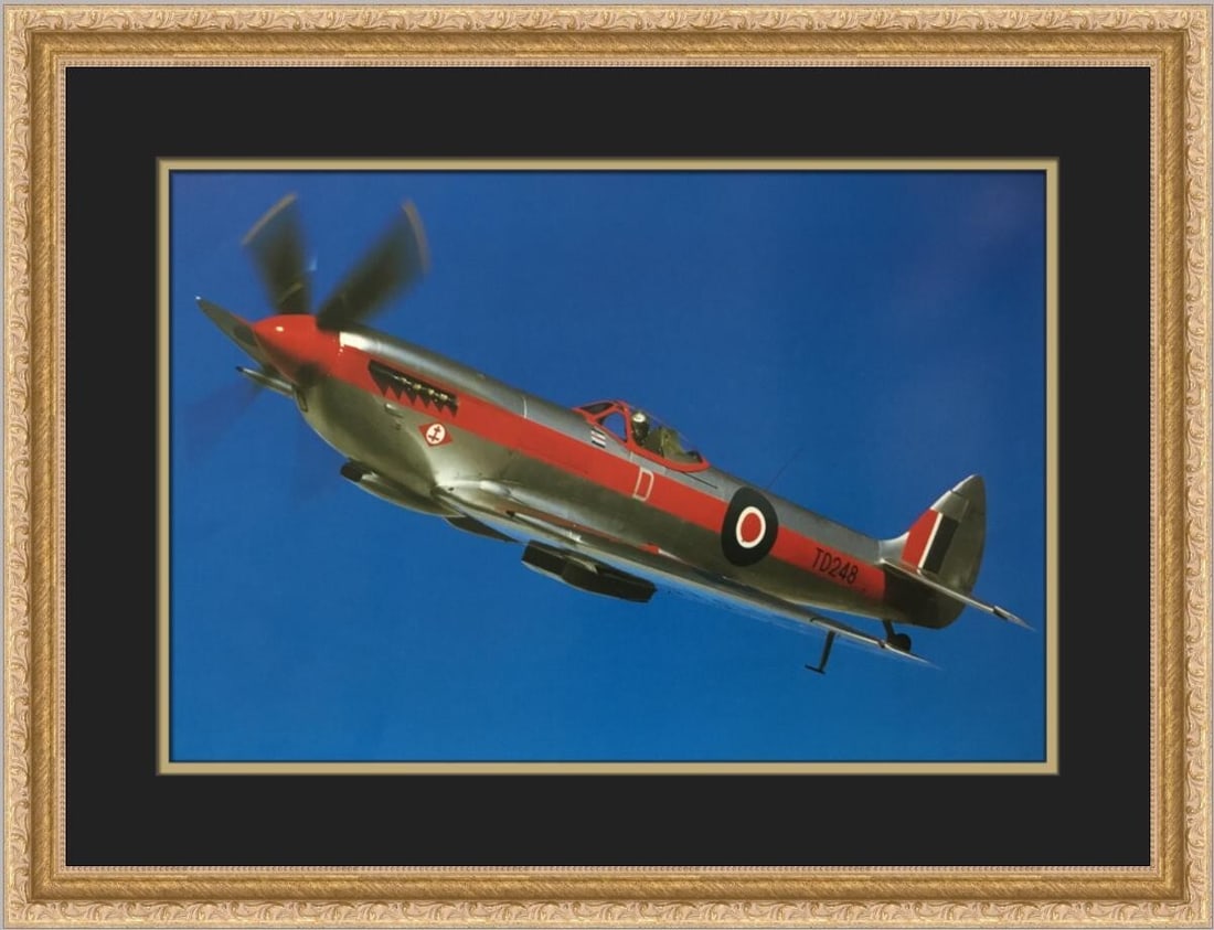 Custom Framed Print Supermarine Spitfire LF Mk XVIe by Philip Makanna (1 of 2)