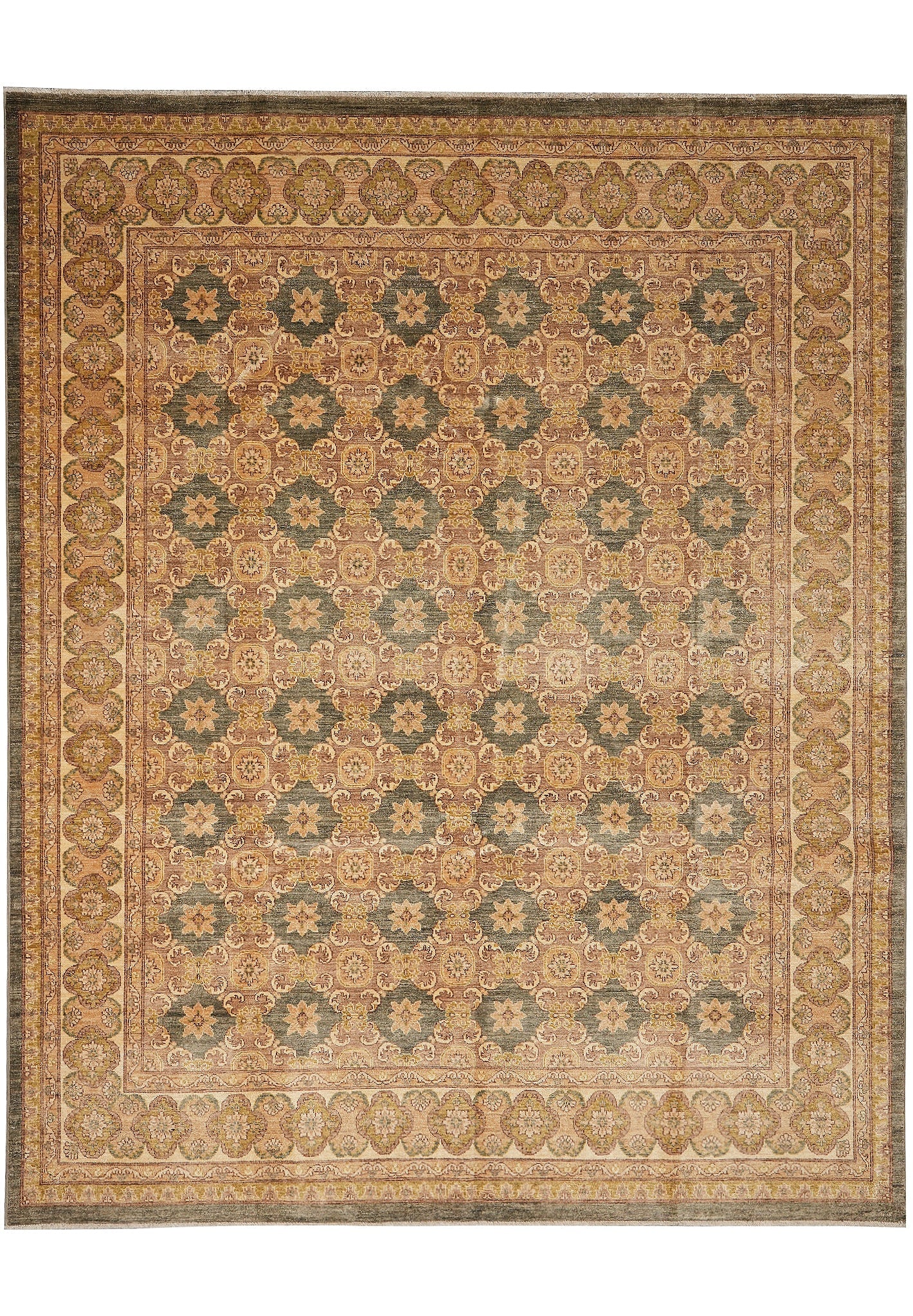 8 x 10 Handmade Transitional Chobi Peshawar Rug (1 of 12)
