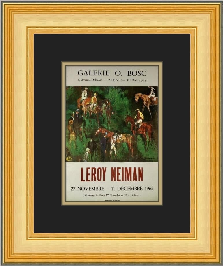 LeRoy Neiman Exposition Particuliere Custom Framed Expressionism Print (1 of 2)