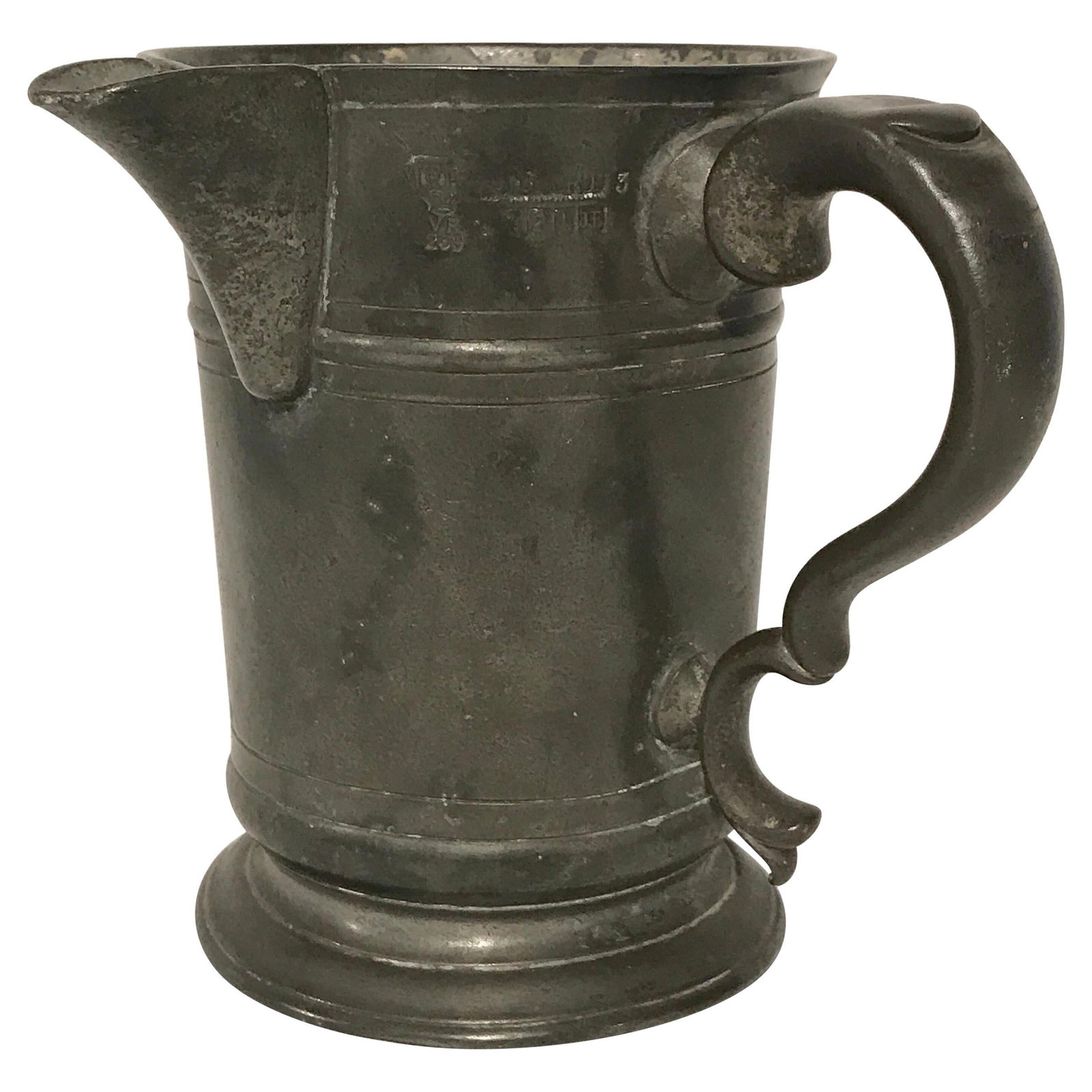 Georgian Pewter Measure by Edward J Wilderness Row 1800 England (1 of 14)
