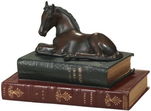 Charming Equestrian Foal Sculpture Hand-Cast Resin Lodge Style Decor: Charming Equestrian Foal Sculpture Hand-Cast Resin Lodge Style Decor This charming equestrian foal figurine adds a delightful touch to any decor. Crafted with meticulous attention to detail, this scul