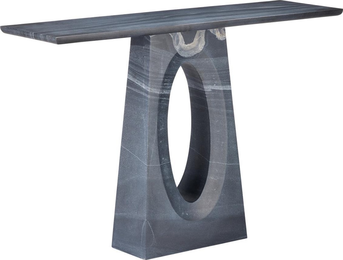 Currey Demi Collection Bheslana Marble Console Table (1 of 7)