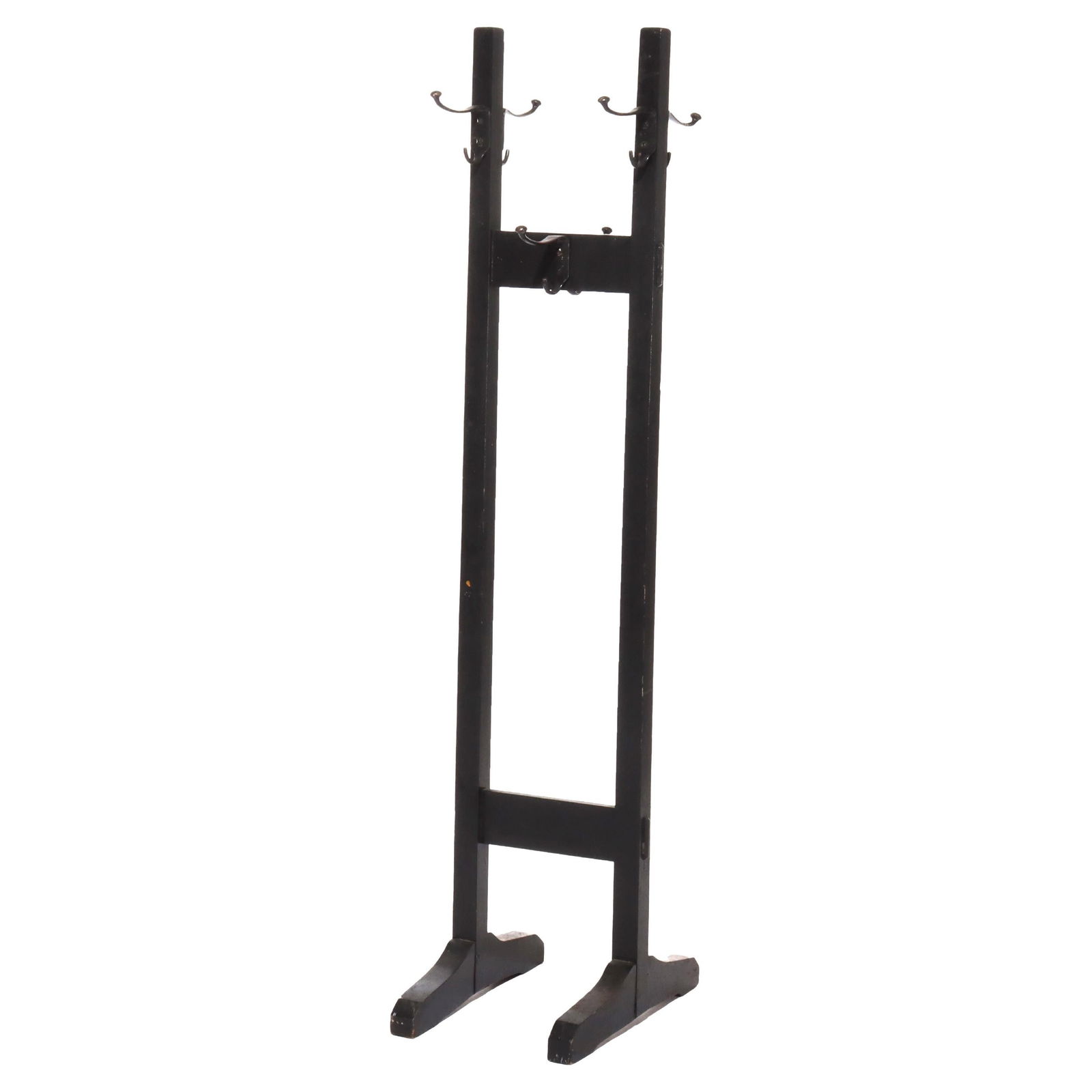 Vintage Stickley Style Mahogany Hat Rack C1920: Vintage Stickley Style Mahogany Hat Rack C1920 This Antique Stickley School Mahogany Costumer Hat Rack, dating to circa 1920, showcases the timeless design elements characteristic of the Stickley styl