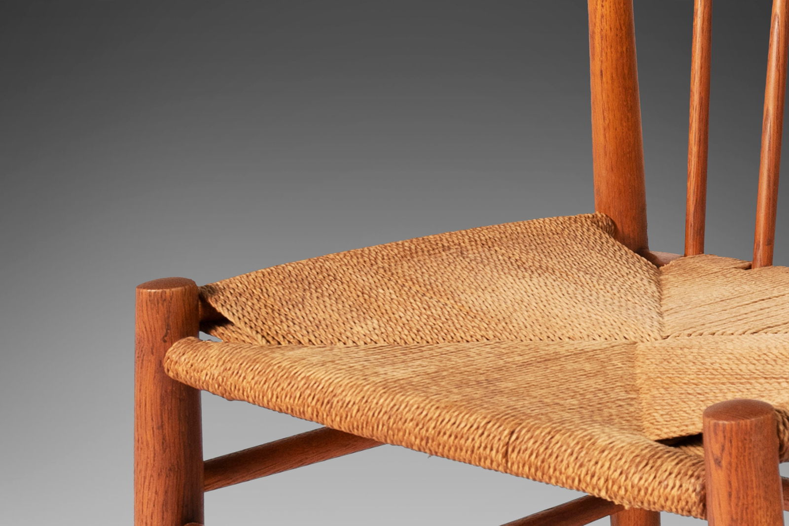 Rare Set of 4 J80 Dining Chairs by Jorgen Baekmark for FDB Mobler Denmark 1950s - 10