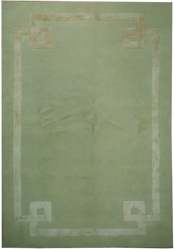 6 x 8.8 Modern Wool and Silk Rug (1 of 6)