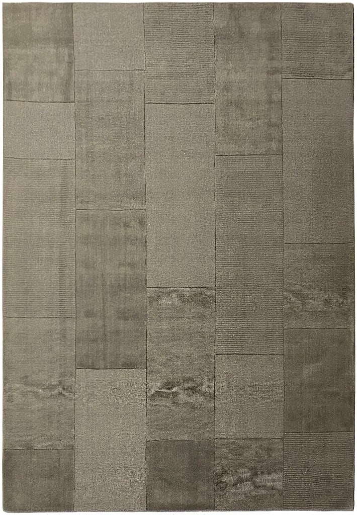 8 x 11 Hand-Knotted Vintage Persian Area Rug Medium Coffee Brown (1 of 11)