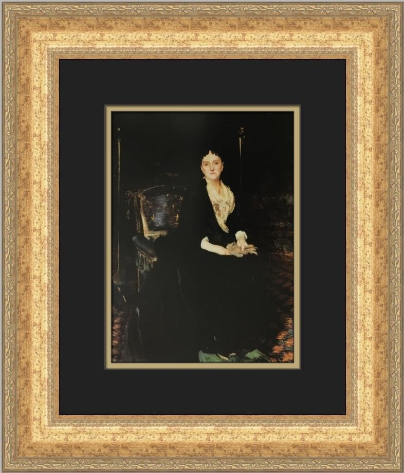 John Singer Sargent Cara Burch Custom Framed Art Print 19x16 (1 of 2)