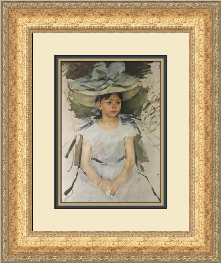 Mary Cassatt The Daughter of Alexander Cassatt Custom Framed Print 1986 (1 of 2)