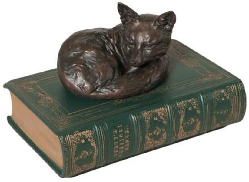 Lodge Style Fox Sculpture Hand-Cast Equestrian Collection (1 of 1)