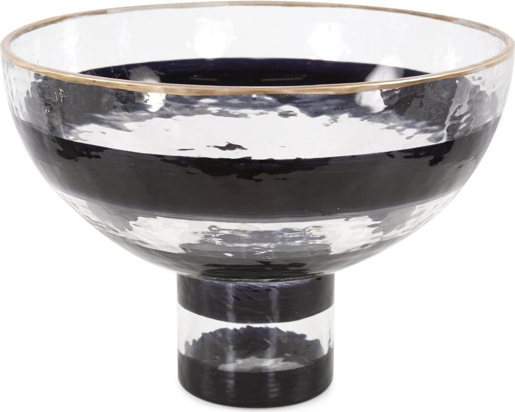 Howard Elliott Stylish Vector Glass Bowl 9.5H 13W 13D (1 of 7)