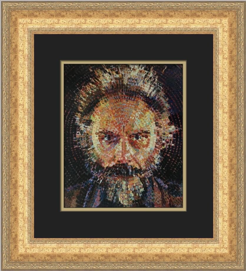 Chuck Close Lucas II Custom Framed Offset Lithograph Print (1 of 2)