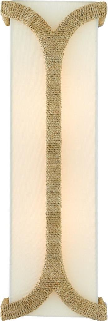 Carthay Nautical Wall Sconce by Currey in Wrought Iron Gold Leaf (1 of 5)