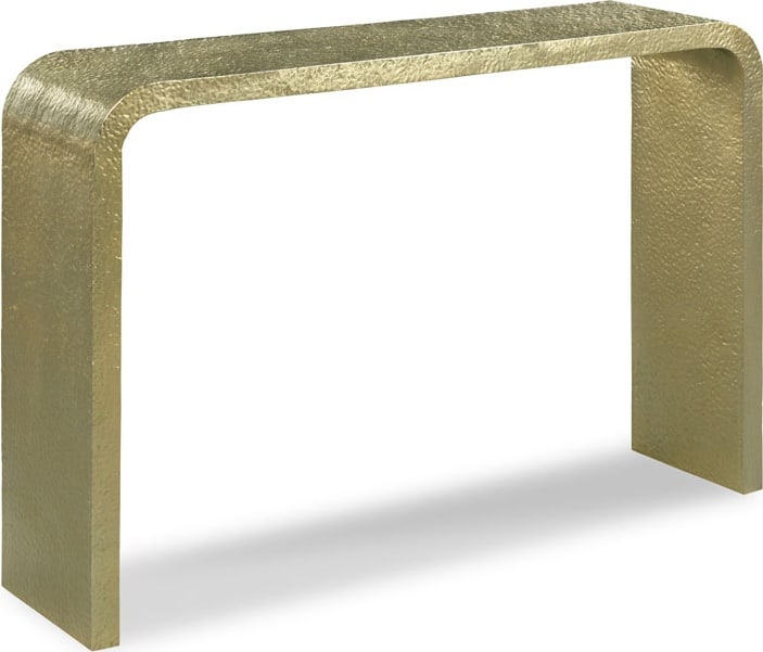 Woodbridge Winona Gold Metal Traditional Hall Table (1 of 3)