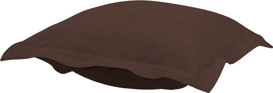 Howard Elliott Sterling Brown Ottoman Cushion Cover 24x24: Howard Elliott Sterling Brown Ottoman Cushion Cover 24x24 This elegant Brown Ottoman Cushion Cover from the Sterling collection combines style and comfort. Hand-finished with a rich brown tone, it is