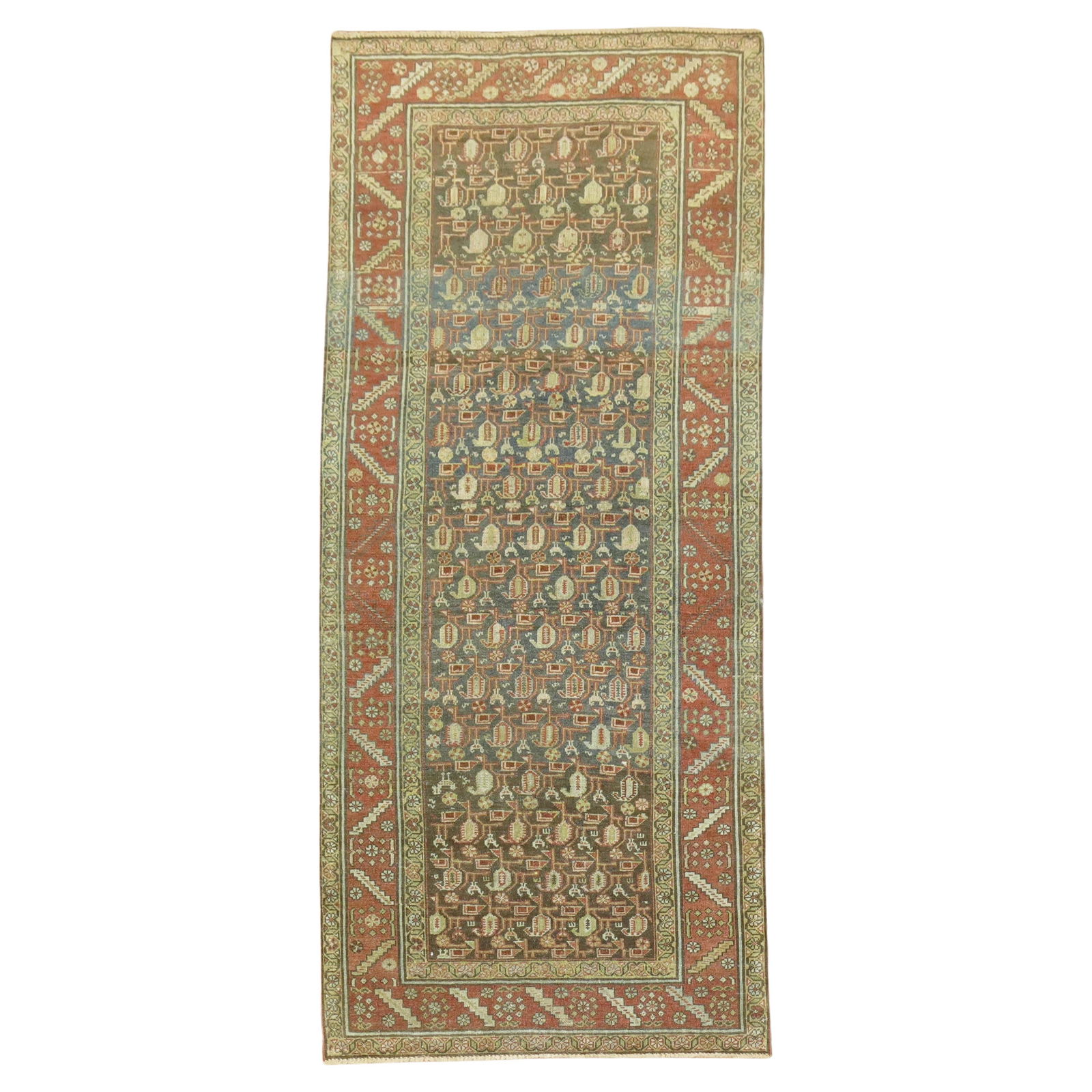 Hand-Knotted Small Persian Malayer Runner Wool 39 x 83 in (1 of 7)