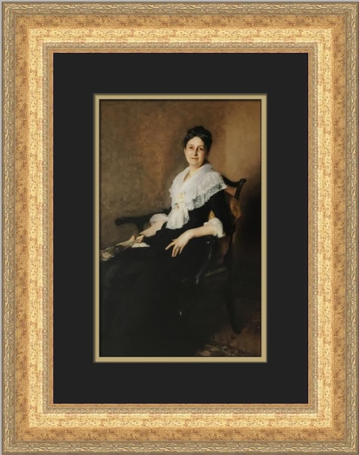 John Singer Sargent Mrs Raphael Pumpelly Custom Framed Art Print (1 of 2)