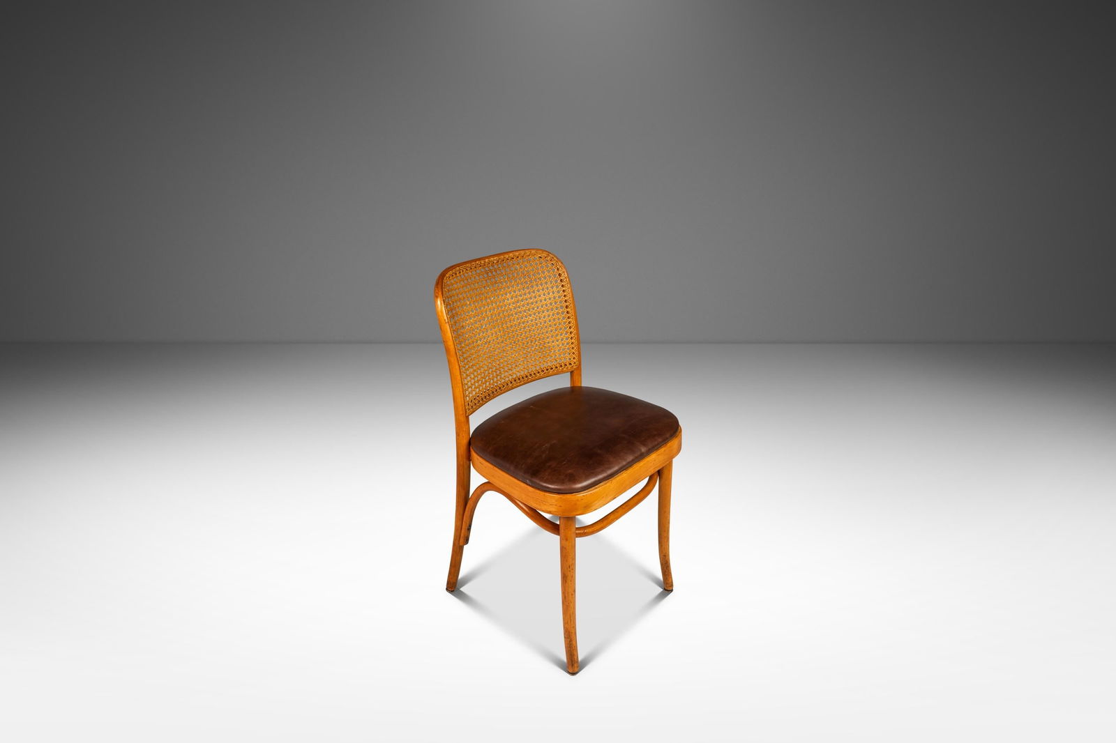 Mid-Century Modern Patinaed Bentwood Prague Model 811 Chair by Josef Frank Stendig 1960s (1 of 10)