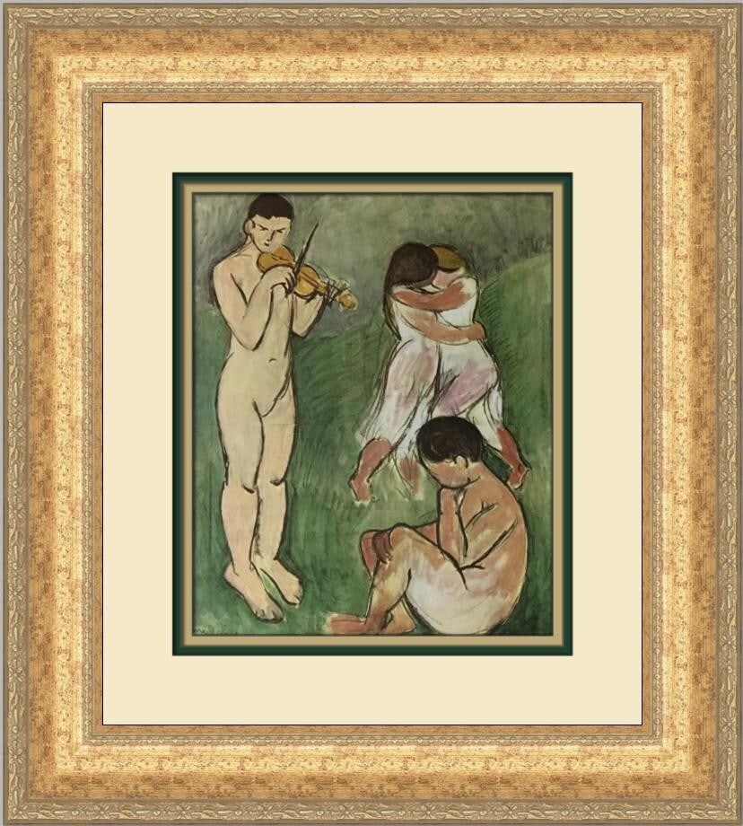 Henri Matisse Music 1974 Custom Framed Print Art Expressionism: Henri Matisse Music 1974 Custom Framed Print Art Expressionism This captivating custom framed print by Henri Matisse, titled "Music," showcases his unique blend of Expressionism and Impressionism.