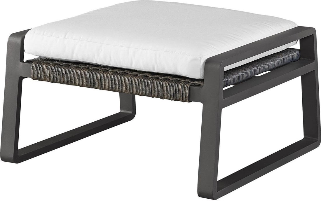 Universal San Clemente Ottoman Coastal Living Outdoor Carbon Canvas: Universal San Clemente Ottoman Coastal Living Outdoor Carbon Canvas The San Clemente Ottoman is a stylish and versatile addition to your outdoor living space. With a height of 16 inches, a width of