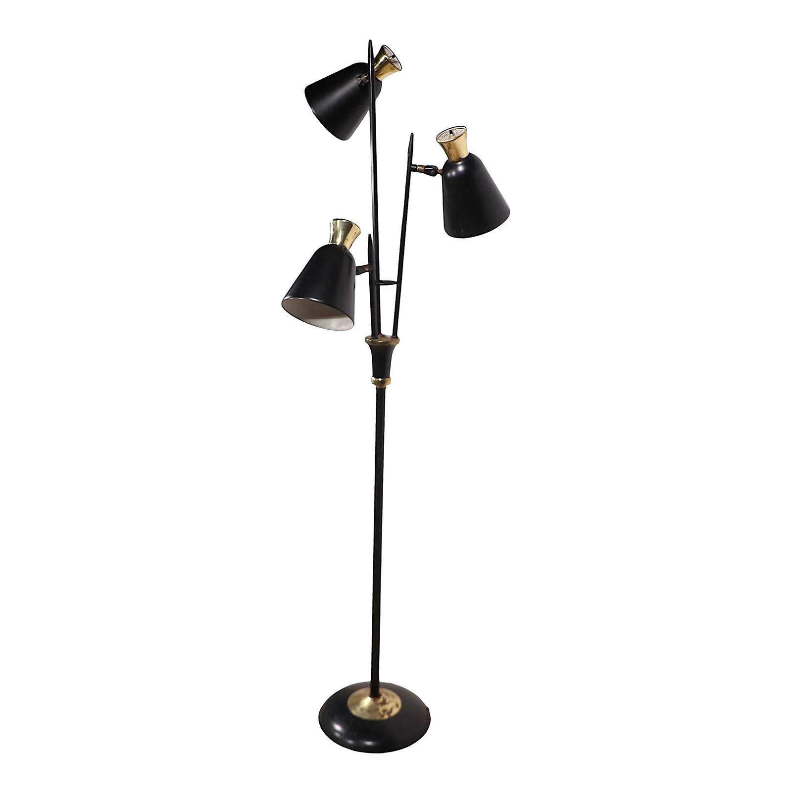 Mid Century Three Arm Floor Lamp by Gerald Thurston for Lightolier (1 of 10)