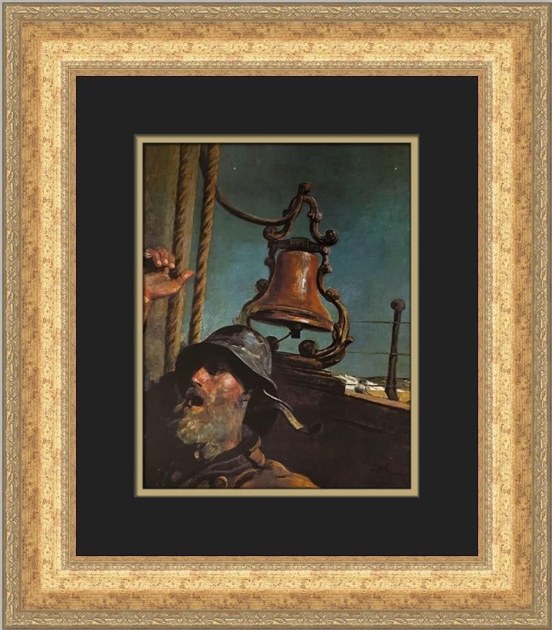 Winslow Homer Lookout Custom Framed Print 19 x 17 Expressionism Art: Winslow Homer Lookout Custom Framed Print 19 x 17 Expressionism Art This stunning custom framed print titled "Lookout" by Winslow Homer captures the essence of Expressionism and Impressionism. Created