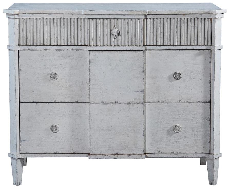 St. Denis White Console Chest Country Farmhouse Style (1 of 3)