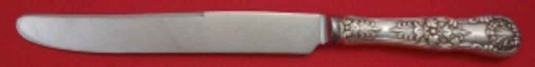 Tiffany & Co English King Sterling Silver Knife 8 3/4": Tiffany & Co English King Sterling Silver Knife 8 3/4" This exquisite knife from the English King pattern by Tiffany & Co. features a sterling silver hollow handle and a stainless steel blade, measuri